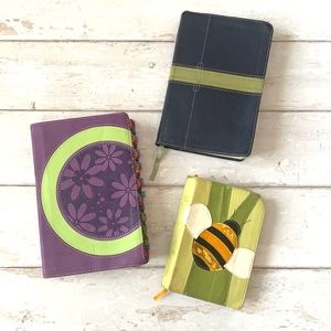 Leather Bound Bibles Bundle Set of 3 NIV New Living Translation Zondervan